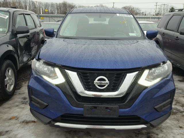 JN8AT2MV5HW014230 - 2017 NISSAN ROGUE S BLUE photo 9