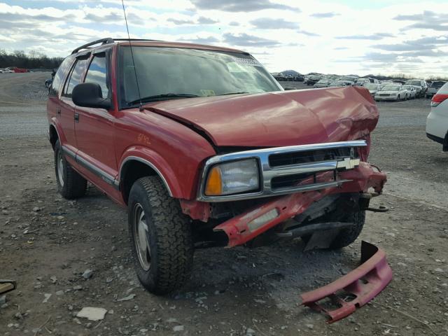 1GNDT13W2S2133999 - 1995 CHEVROLET BLAZER RED photo 1