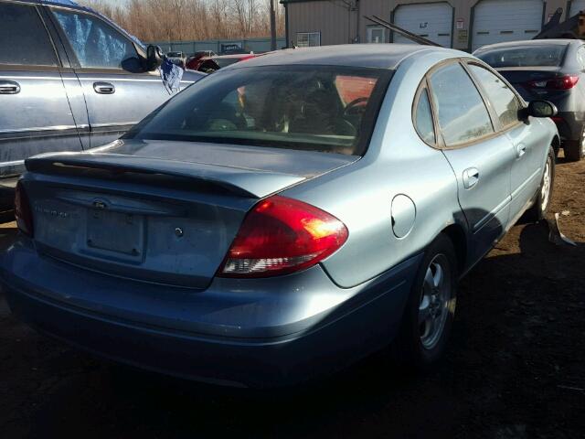 1FAFP53285A182022 - 2005 FORD TAURUS SE BLUE photo 4