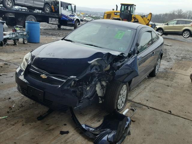 1G1AD1F53A7114688 - 2010 CHEVROLET COBALT 1LT BLUE photo 2