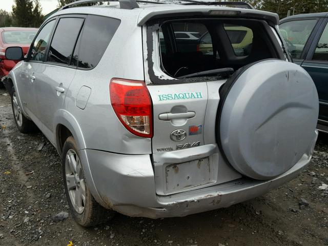 JTMBK32V065010407 - 2006 TOYOTA RAV4 SPORT SILVER photo 3