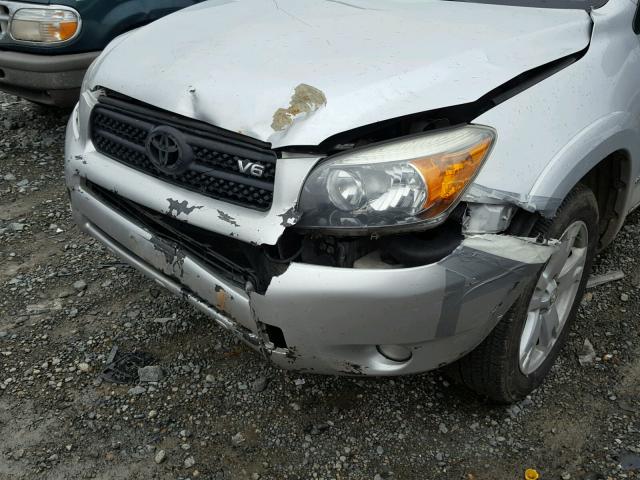 JTMBK32V065010407 - 2006 TOYOTA RAV4 SPORT SILVER photo 9