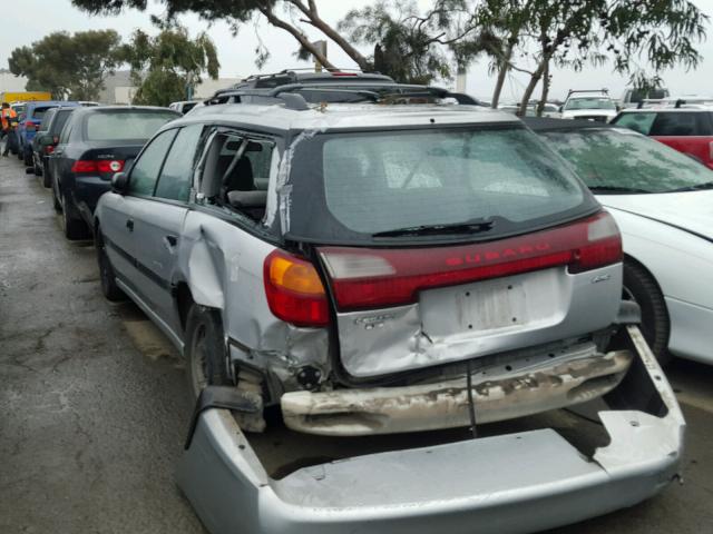 4S3BH635727302407 - 2002 SUBARU LEGACY L SILVER photo 3