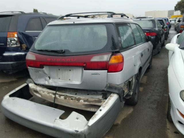 4S3BH635727302407 - 2002 SUBARU LEGACY L SILVER photo 4