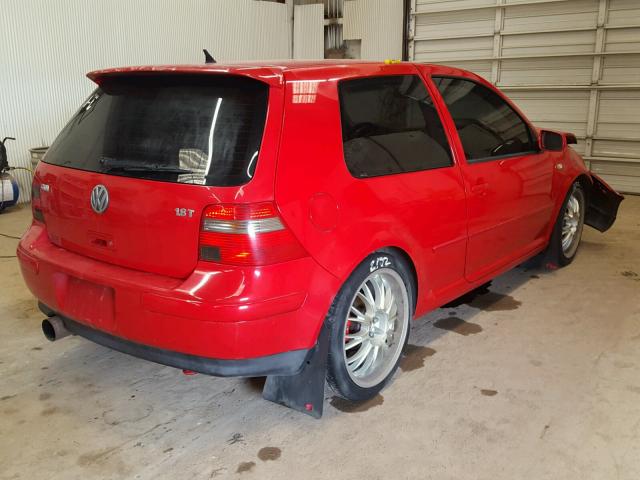 9BWDE61J234011730 - 2003 VOLKSWAGEN GTI RED photo 4