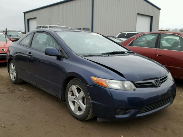 2HGFG12857H534763 - 2007 HONDA CIVIC EX ლურჯი ფოტო 1