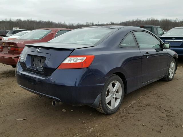 2HGFG12857H534763 - 2007 HONDA CIVIC EX ლურჯი ფოტო 4