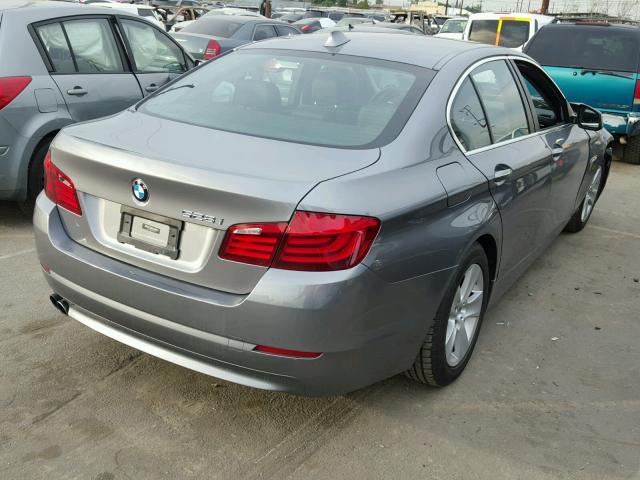 WBAXG5C57DD230368 - 2013 BMW 528 I GRAY photo 4