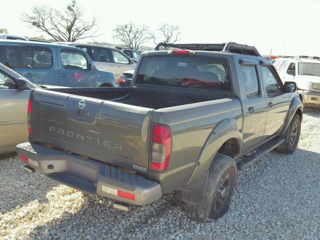 1N6ED27T63C453531 - 2003 NISSAN FRONTIER C GREEN photo 4