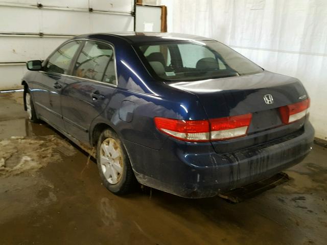 JHMCM56383C000247 - 2003 HONDA ACCORD LX BLUE photo 3