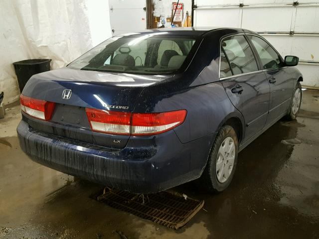 JHMCM56383C000247 - 2003 HONDA ACCORD LX BLUE photo 4