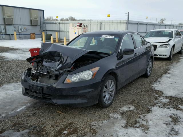 1HGCP2F79BA071785 - 2011 HONDA ACCORD EX BLACK photo 2