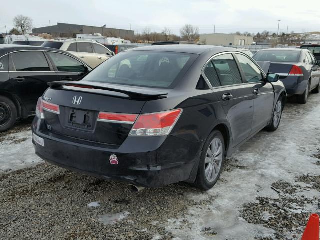 1HGCP2F79BA071785 - 2011 HONDA ACCORD EX BLACK photo 4