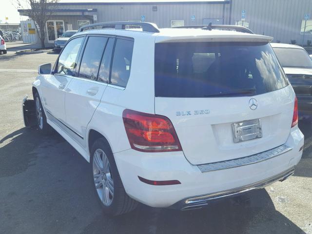 WDCGG5HB7DG136906 - 2013 MERCEDES-BENZ GLK 350 WHITE photo 3