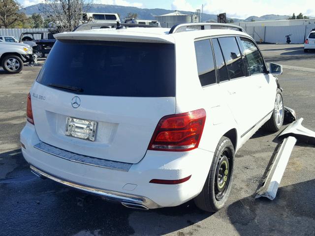 WDCGG5HB7DG136906 - 2013 MERCEDES-BENZ GLK 350 WHITE photo 4