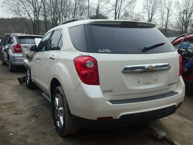 1GNALCEK0EZ111410 - 2014 CHEVROLET EQUINOX LT WHITE photo 3