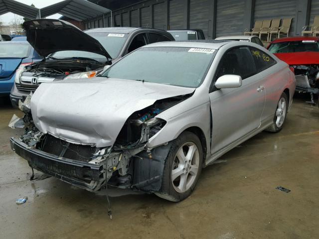 4T1CA38P24U020127 - 2004 TOYOTA CAMRY SOLA SILVER photo 2