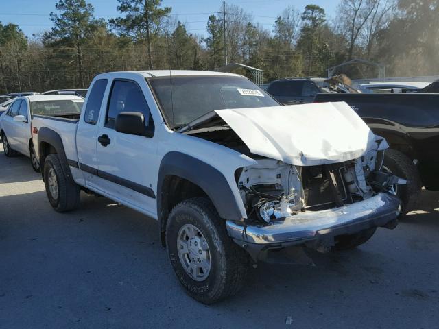 1GCDS19EX78202985 - 2007 CHEVROLET COLORADO WHITE photo 1