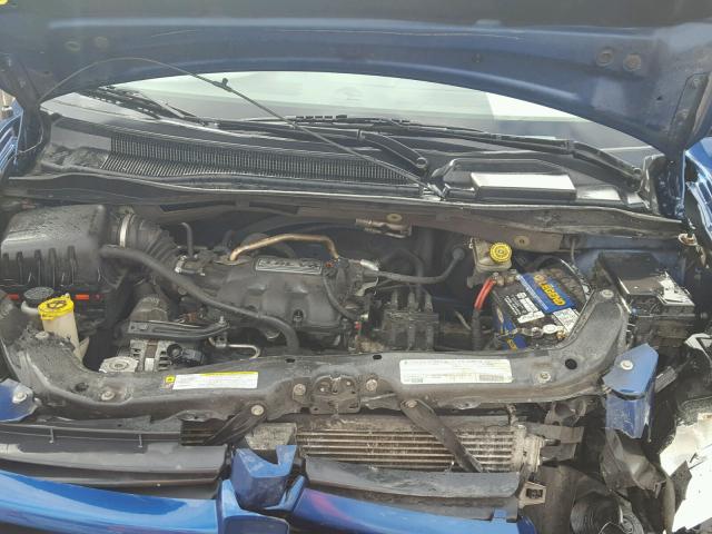 2D4RN3D16AR455362 - 2010 DODGE GRAND CARA BLUE photo 7