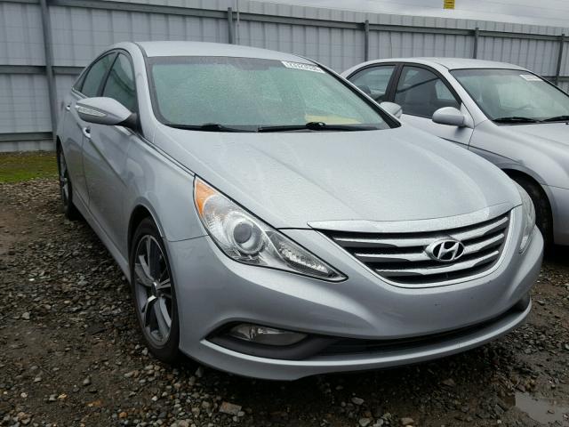 5NPEC4AC4EH878800 - 2014 HYUNDAI SONATA SE SILVER photo 1