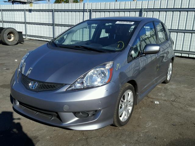 JHMGE88469S003264 - 2009 HONDA FIT SPORT SILVER photo 2