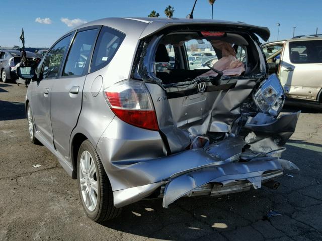 JHMGE88469S003264 - 2009 HONDA FIT SPORT SILVER photo 3