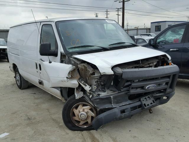 1FTNE1EWXCDA30887 - 2012 FORD ECONOLINE WHITE photo 1