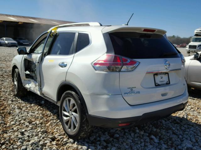 5N1AT2MT1FC779617 - 2015 NISSAN ROGUE S WHITE photo 3