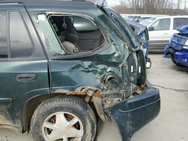 1GKDT13S322520510 - 2002 GMC ENVOY GREEN photo 9