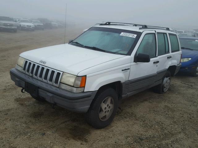 1J4GZ58Y0SC731860 - 1995 JEEP GRAND CHER WHITE photo 2