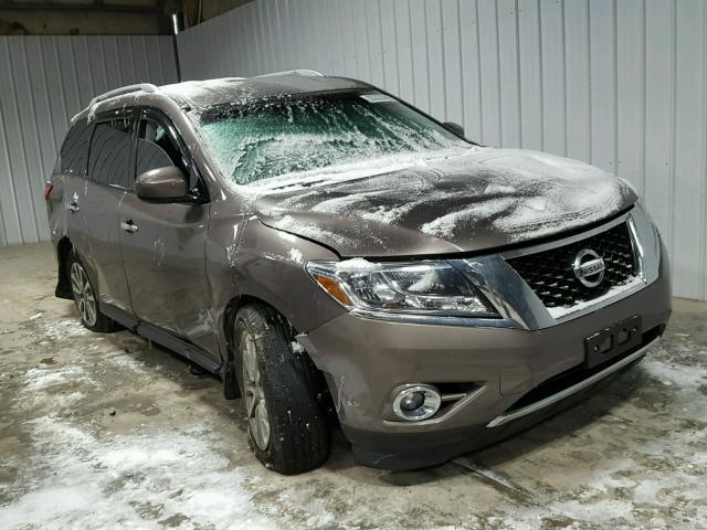 5N1AR2MM9EC727531 - 2014 NISSAN PATHFINDER BROWN photo 1