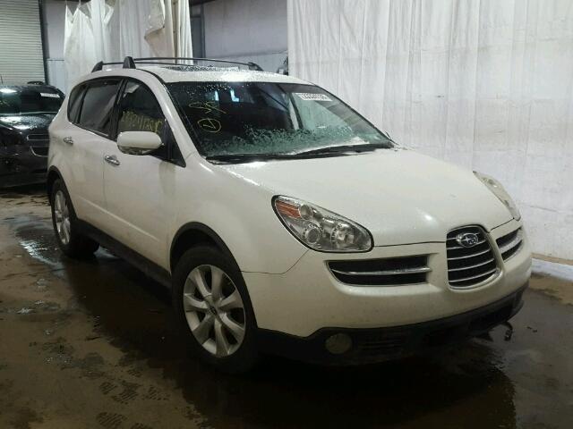 4S4WX85C064411807 - 2006 SUBARU B9 TRIBECA WHITE photo 1