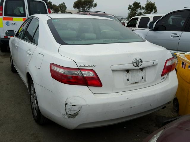 4T1BE46K67U552739 - 2007 TOYOTA CAMRY NEW WHITE photo 3