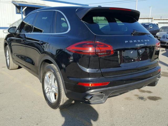 WP1AA2A28GLA00803 - 2016 PORSCHE CAYENNE BLACK photo 3