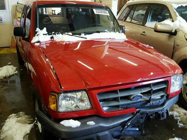 1FTYR14U63PB58737 - 2003 FORD RANGER SUP RED photo 1