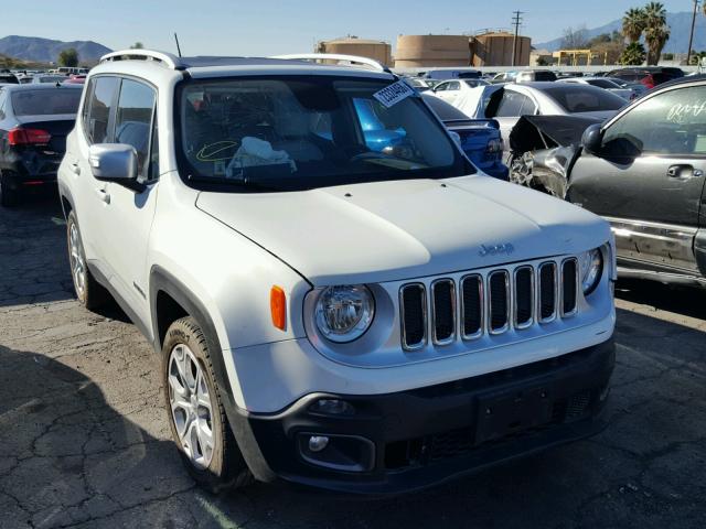 ZACCJADT0FPC12713 - 2015 JEEP RENEGADE L WHITE photo 1