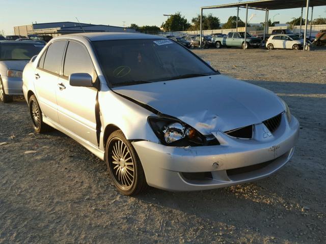 JA3AJ86E84U023414 - 2004 MITSUBISHI LANCER OZ SILVER photo 1