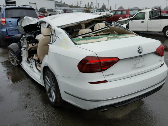 1VWDT7A37HC004953 - 2017 VOLKSWAGEN PASSAT R-L WHITE photo 3