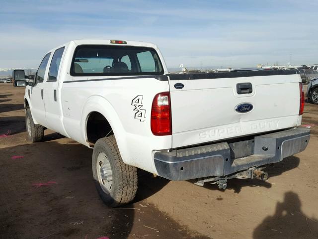 1FTWW31R69EA06747 - 2009 FORD F-350 WHITE photo 3