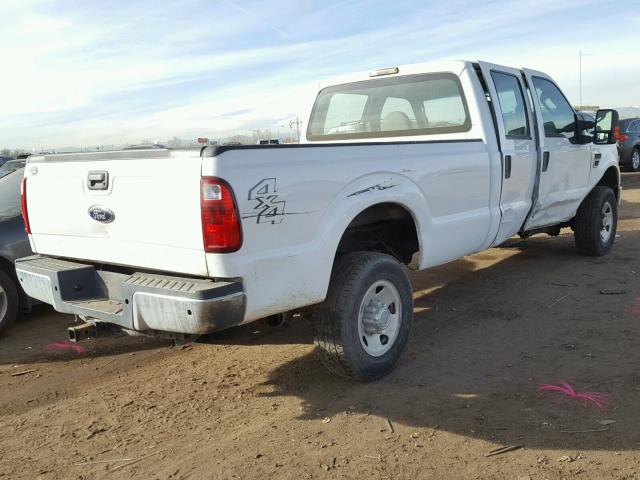 1FTWW31R69EA06747 - 2009 FORD F-350 WHITE photo 4