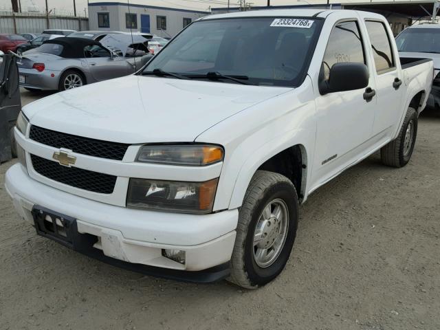 1GCCS136658127180 - 2005 CHEVROLET COLORADO WHITE photo 2