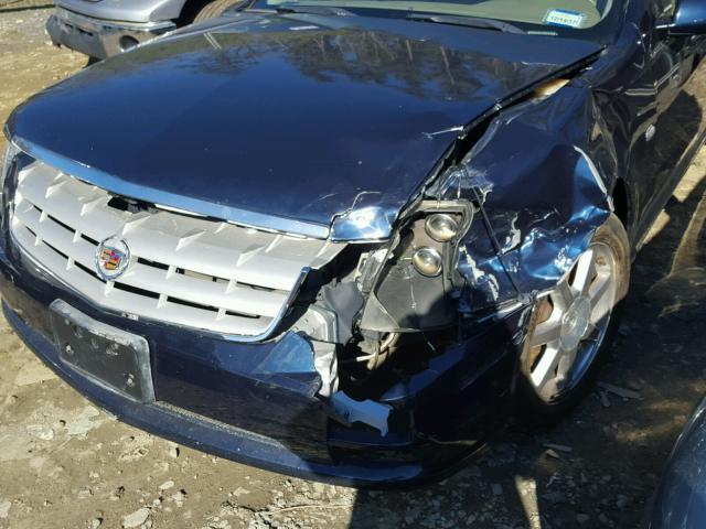 1G6DW677850203153 - 2005 CADILLAC STS BLUE photo 9