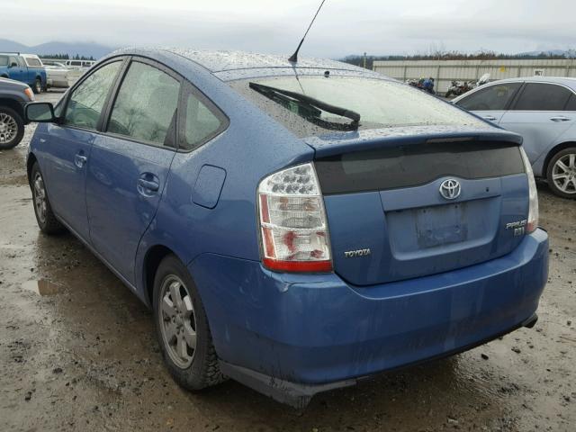 JTDKB20U577619521 - 2007 TOYOTA PRIUS BLUE photo 3