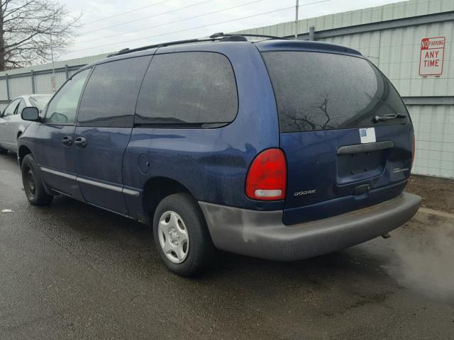 2B4GP24GXYR769844 - 2000 DODGE GRAND CARA BLUE photo 3