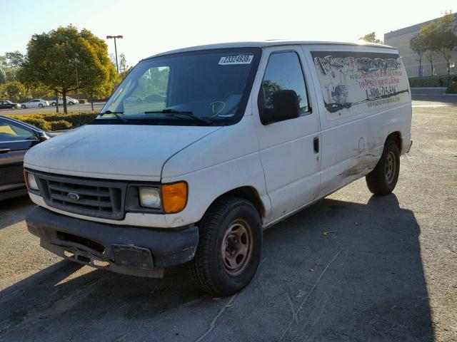 1FTRE14W24HA50435 - 2004 FORD ECONOLINE WHITE photo 2