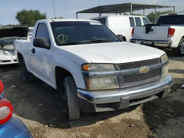 1GCCS148268305653 - 2006 CHEVROLET COLORADO WHITE photo 1