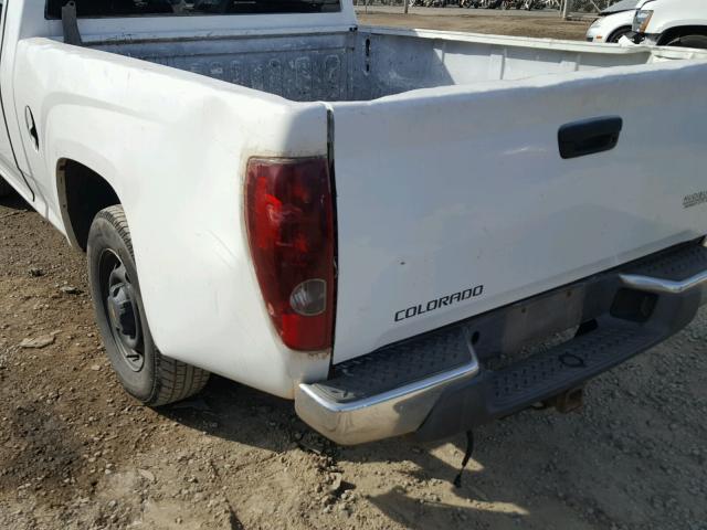 1GCCS148268305653 - 2006 CHEVROLET COLORADO WHITE photo 9