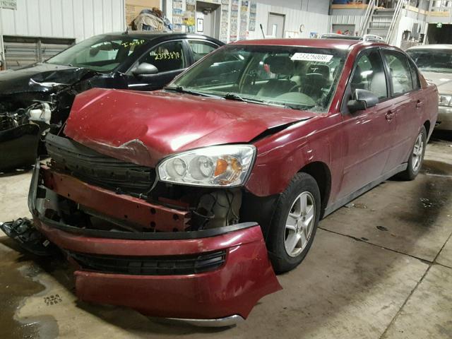 1G1ZT528X4F161949 - 2004 CHEVROLET MALIBU LS 栗色 照片 2