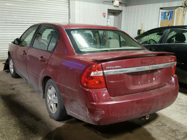 1G1ZT528X4F161949 - 2004 CHEVROLET MALIBU LS 栗色 照片 3