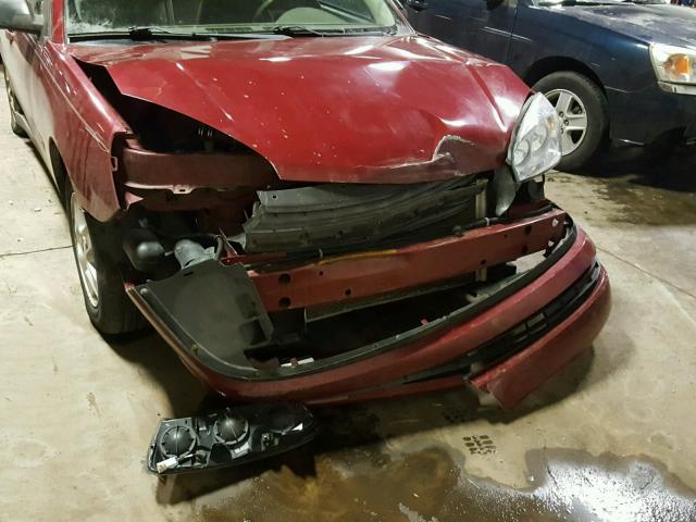 1G1ZT528X4F161949 - 2004 CHEVROLET MALIBU LS 栗色 照片 9